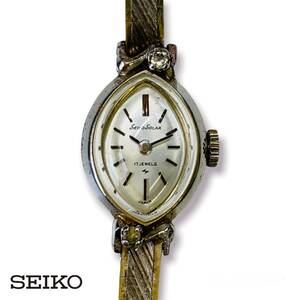 SEIKO セイコー solar 17J 2針 10-8280 レディース腕時計