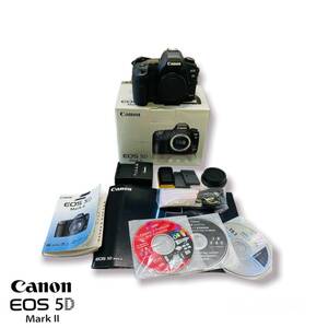 【箱付】CANON キャノン EOS 5D MarkⅡ フルサイズ一眼レフ EOS5DMK2 付属品多数