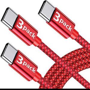 【3本セット 0.3m/1.2m/1.8m 】 USB Type C ケーブル ナイロン編み USB-A to USB-C