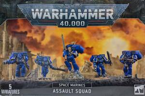 送料無料 スペースマリーン アサルト・スカッド ウォーハンマー 40000 / Space Marine Assault Squad Warhammer 40k