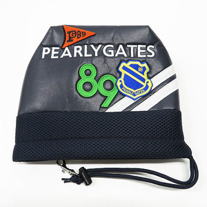 【即決】PEARLY GATES パーリーゲイツ 2021年モデル ヘッドカバー ワッペン ネイビー系 アイアン [240001618298] ゴルフウェア