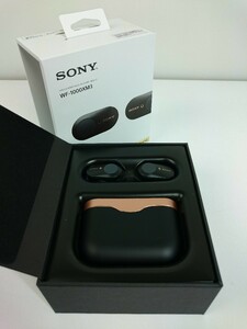 SONY◆イヤホン・ヘッドホン WF-1000XM3 (B) [ブラック] ワイヤレス Bluetooth