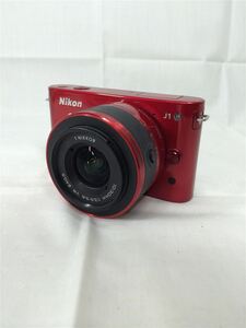 Nikon◆デジタル一眼カメラ Nikon 1 J1 ダブルズームキット [レッド]