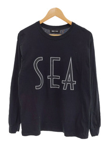 WIND AND SEA◆長袖Tシャツ/ロングスリーブ/M/コットン/グレー/WDS-20A-TPS-06