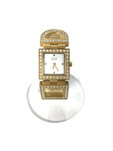D&G◆クォーツ腕時計/-/ステンレス/GLD/ディーアンドジー/3729250219/ゴールド/ロゴ
