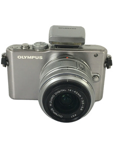 OLYMPUS◆デジタル一眼カメラ OLYMPUS PEN Lite E-PL3 ダブルズームキット [シルバー]