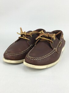 RED WING◆red wing/レッドウィング/デッキシューズ/US8.5/BRW/レザー/9126
