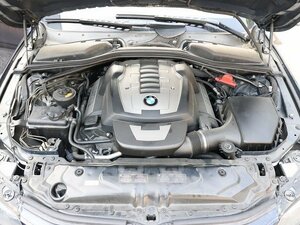 BMW 550i E60 5シリーズ 06年 NB48 N62B48B エンジン本体 (在庫No:500525) (6938) 最終出品●