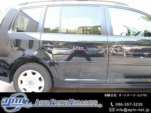 VW ゴルフ トゥーラン 1T 08年 1TBMY 右リアドア (在庫No:504787) (7135)