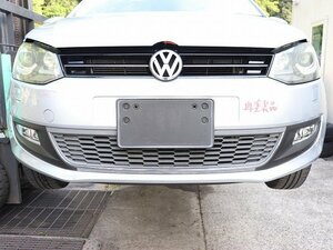 VW ポロ 6R 2012年 6RCBZ フロントバンパー (在庫No:507187) (7229) 最終出品●