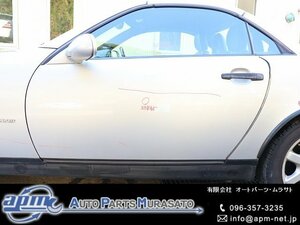 ベンツ SLK230 KOMPRESSOR SLK R170 99年 170447 左ドア (在庫No:028247) (6856) 最終出品●