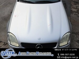 ベンツ SLK230 KOMPRESSOR R170 00年 170447 ボンネットフード (在庫No:504492) (7129)