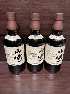 サントリー 山崎 シングルモルト ウイスキー 43度 700ml 3本セット