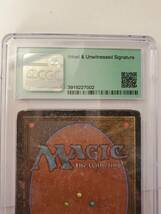 ●MTG● UN Mox Jet(英語 サイン インクド CGC 3.5)_画像4