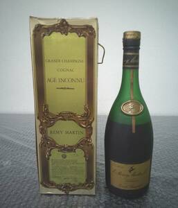 J11711(022)-619/SY18000【同梱不可】お酒 ブランデー REMY MARTIN AGE INCONNU 40％ 700ml　