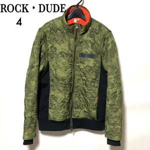 ROCK DUDE キルトトラックブルゾン 4/ロックデュード 2WAY ナイロンジャケット 迷彩