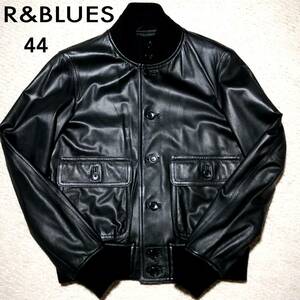 R＆Blues 麻布テーラー レザーバルスタージャケット 44/アールアンドブルース BY azabutailor ラムナッパ valstar A1