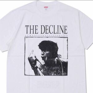 シュプリーム 新品未使用 SupremeTシャツ Decline Of Western Civilization Tee M