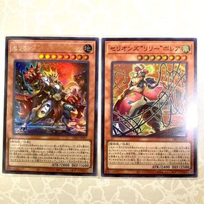 遊戯王カード セリオンズキングレギュラス ウルトラレア、セリオンズ"リリー"ボレラ スーパーレア 2枚セット売り