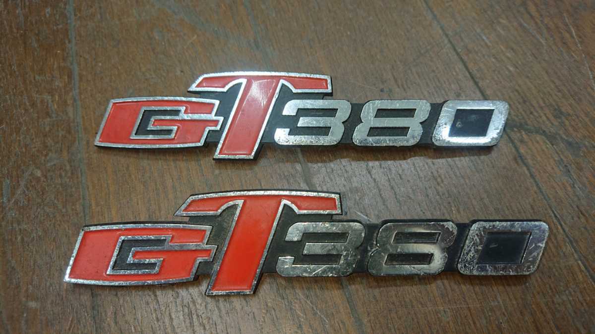 最高 スズキ GS750 純正サイドカバーエンブレム 新品未使用 ...