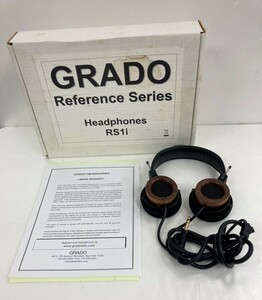 1円～ GRADO グラド RS1i ヘッドホン ブラック ケース付き USED品 劣化大 動作未確認 ジャンク品 8080