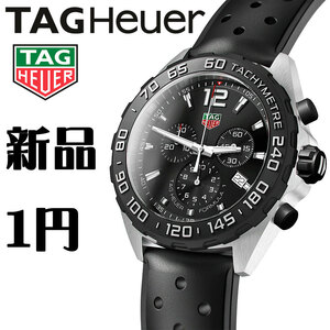 【定価19万→1円】タグホイヤー 新品 200m防水フォーミュラ1 F1 &ブラック サファイアガラス スイス製 メンズ 腕時計 本物 未使用