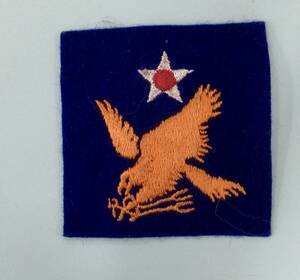 実物 WW2 US AAF 米陸軍航空隊 第2空軍 パッチ 3 フェルトに刺繍
