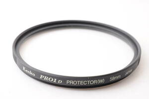 【美品】ケンコー KENKO Pro1D Protector W 58mm レンズ 保護フィルター プロテクター フィルター 536