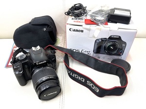 【送料無料！】Canon キャノン『EOS Kiss X2 EF-S 18-55 IS Kit』フィルムカメラ 一眼レフ デジタル 動作未確認