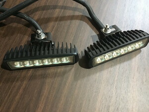 LED 作業灯 ワークライト 18w 2個セット 12v-24v 　