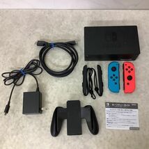 1円～ 動作確認/初期化済 Nintendo Switch HAC-001本体 ネオンブルー ネオンレッド_画像7