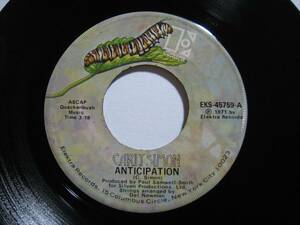 【7”】 CARLY SIMON / ANTICIPATION US盤 カーリー・サイモン アンティシペイション