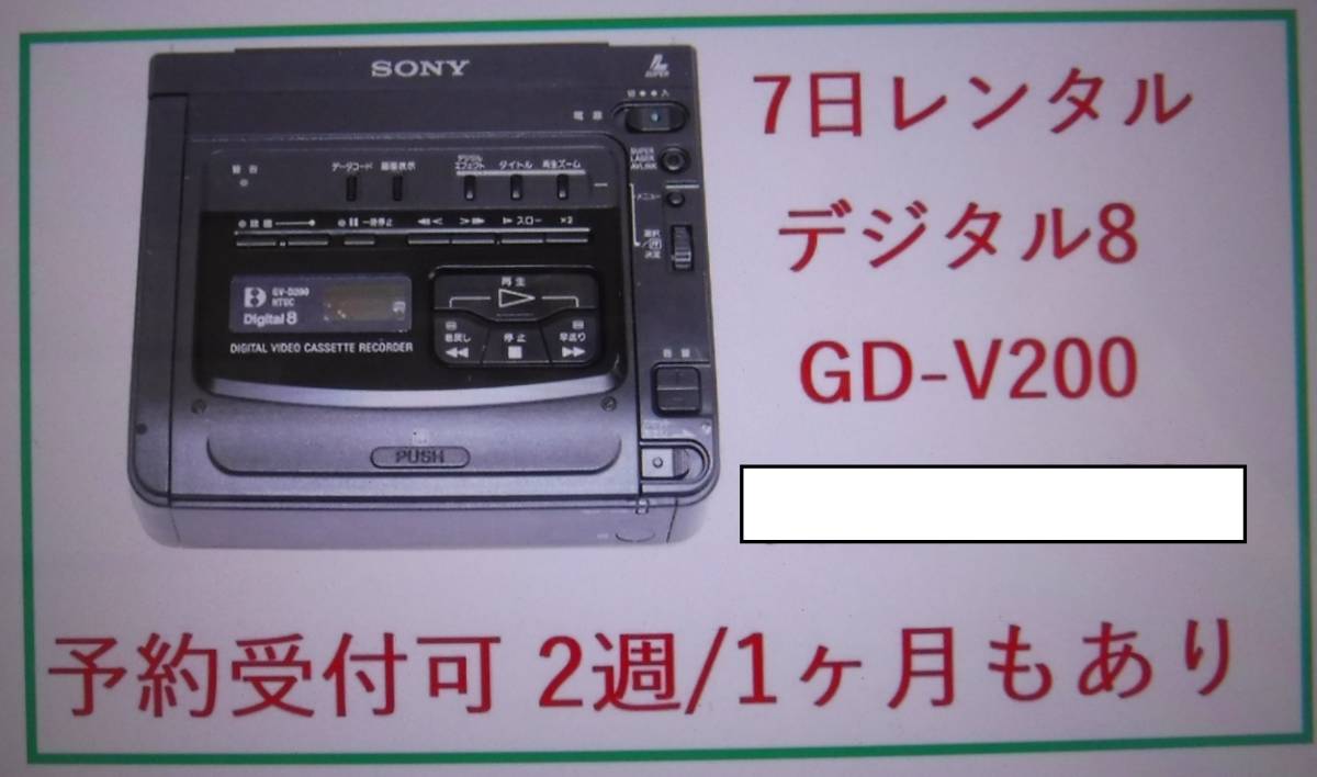 ご注文 GV-D200 SONY Hi8 digital8 ビデオデッキ その他