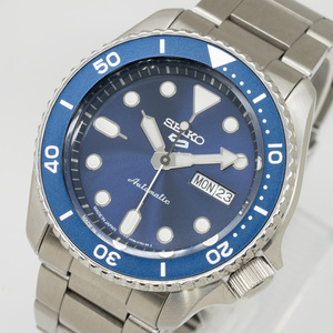 質イコー [セイコー] SEIKO 腕時計 セイコー5スポーツ SBSA001 4R36-07G0 ブルー 自動巻 中古 メンズ