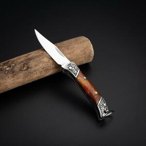 赤 アウトドア ナイフ 小型折り畳みナイフ 釣り キャンプ サバイバルナイフ ポケットフォールディングナイフ