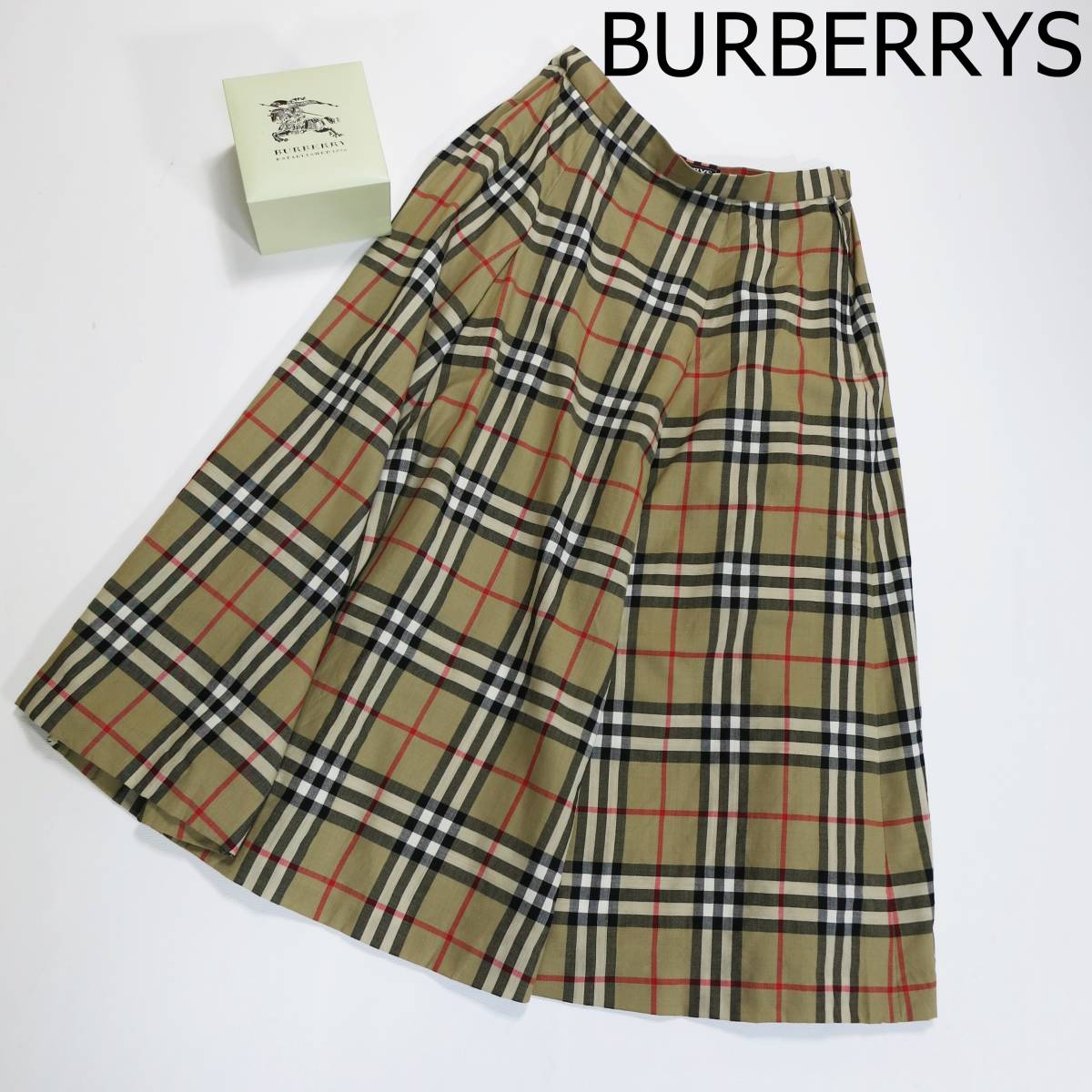 BURBERRYS CHECK PATTERNED WOOL SET UP/バーバリーズチェック柄ウール