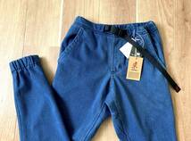 別注・限定★完売 S サイズ★ GRAMICCI × FREAK'S STORE / BONDING KNIT DENIM PANTS BLUE グラミチ テーパード デニム パンツ_画像1