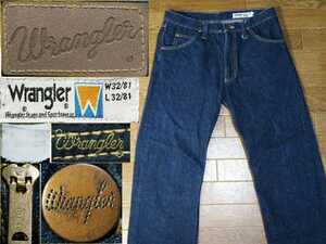 С Scovill ★ W32 (около 77 см) [Wrangler Wrangler] Scoville/Vintage/Indigo [около 1980 -х