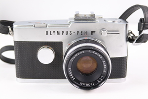 【ジャンク品】OLYMPUS オリンパス PEN FT 一眼レフ フィルムカメラ F.ZUIKO AUTO-S 38mm F1.8 単焦点レンズ 25401-C