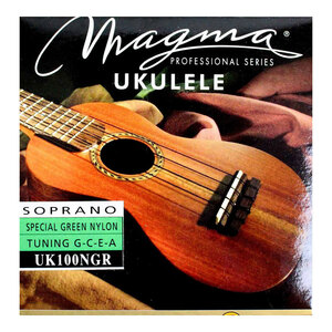 92473 MAGMA STRINGS UK100NGR Color Nylon/Green ソプラノ用ウクレレ弦