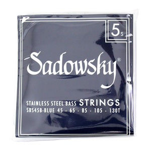 53873 SADOWSKY SBS45B Blue ブルーラベル ステンレススチール 5弦ベース弦