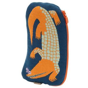 新品 moritaMiW モリタミウ ポーチ ワニと蝶々