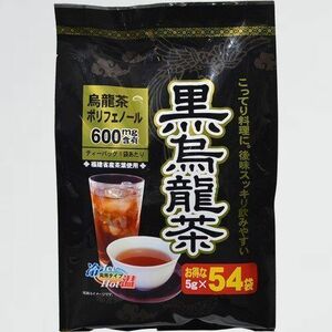 新品 未使用 黒烏龍茶ティ-バッグ(5g×54P) お茶の丸幸 G-QI 270g