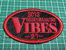 ■即決/送料無料■VIBES ハーレー バイブス ミーティング　MEETING ワッペン　2013開催 バイブズ_画像1