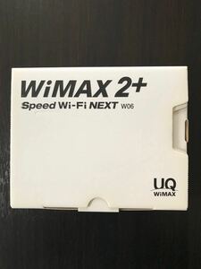 SpeedWi-Fi NEXT UQ WiMAX 2+ モバイルルーター ブラック×ブルー W06 