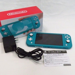 Th903331 任天堂 Nintendo Switch Lite スイッチライト HDH-S-BAZAA ターコイズ Nintendo 中古・良好