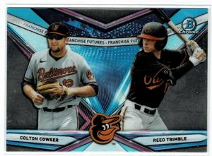 2021 Bowman Chrome Draft Colton Cowser/Reed Trimble Franchise Futures