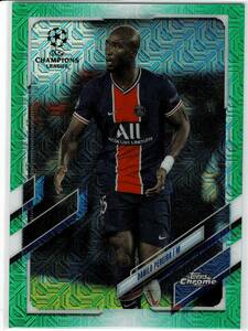 2020-21 Topps UEFA Champions League Japan Edition Danilo Pereira Green Mojo Refractor /99