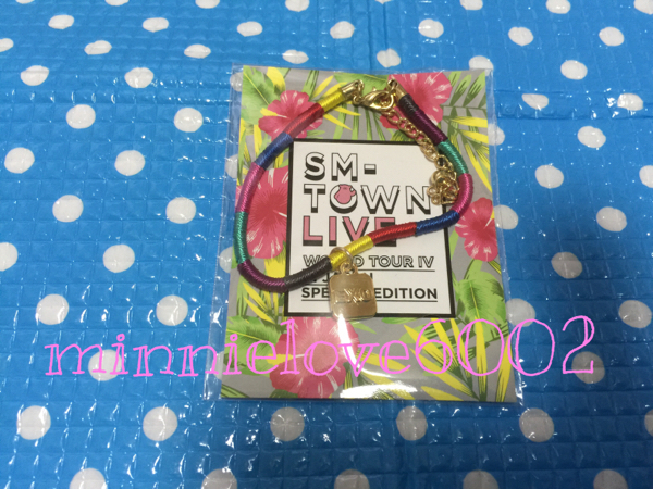 SMTOWN LIVE WORLD TOUR Ⅳ IN JAPAN 公式 グッズ★ミサンガ★スホ シウミン レイ ベッキョン チャニョル セフン チェン D.O. カイ★EXO