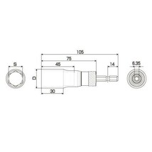 トップ(TOP) 替軸ソケット 電動ドリル用 21mm ESK-21_画像5